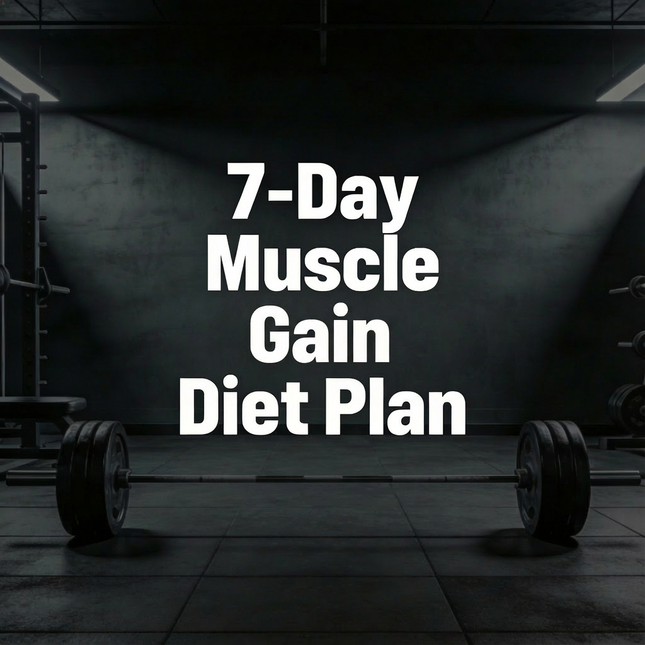 7-Day Muscle Gain Diet Plan