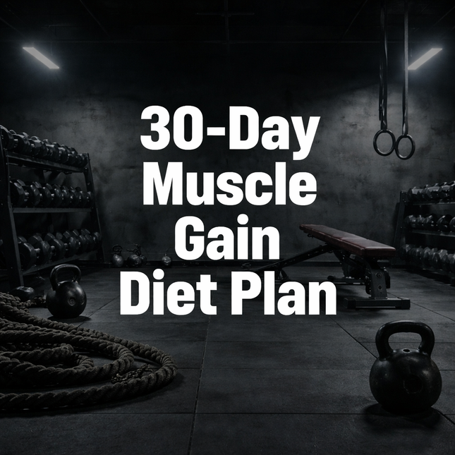30-Day Complete Transformation Muscle Gain Plan