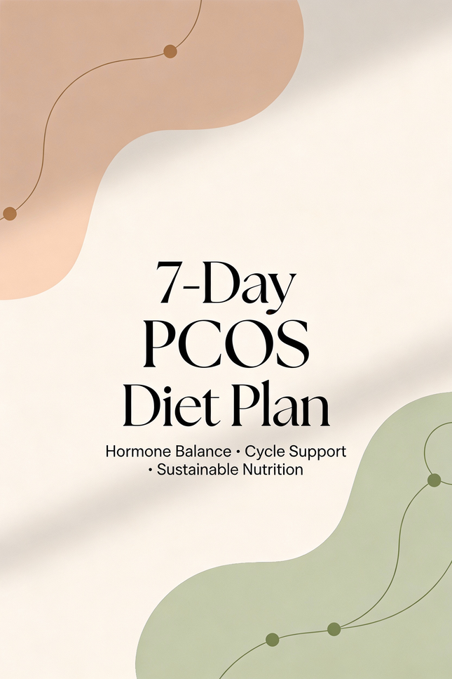 7-Day Wake up PCOS Diet Plan
