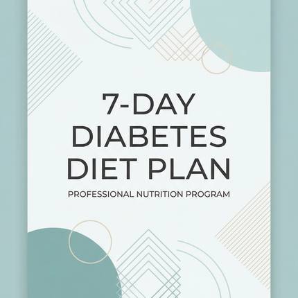 7-Day Wake up Diabetes Diet Plan