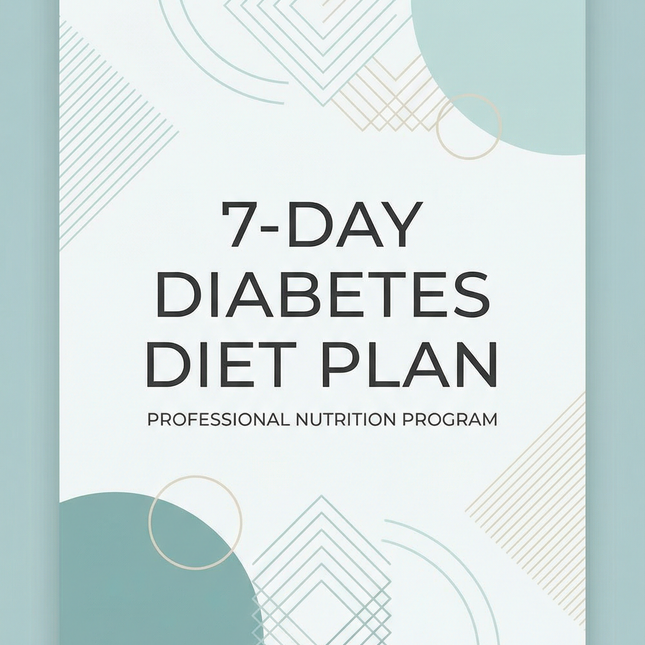 7-Day Wake up Diabetes Diet Plan